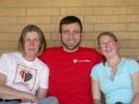 Chris, his mom, Rose, and sister, Jenny
