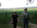 Sharon and I with Kansas fields behind