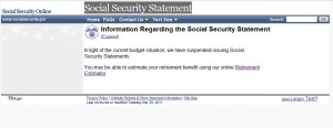 Social Security Website 31May2011